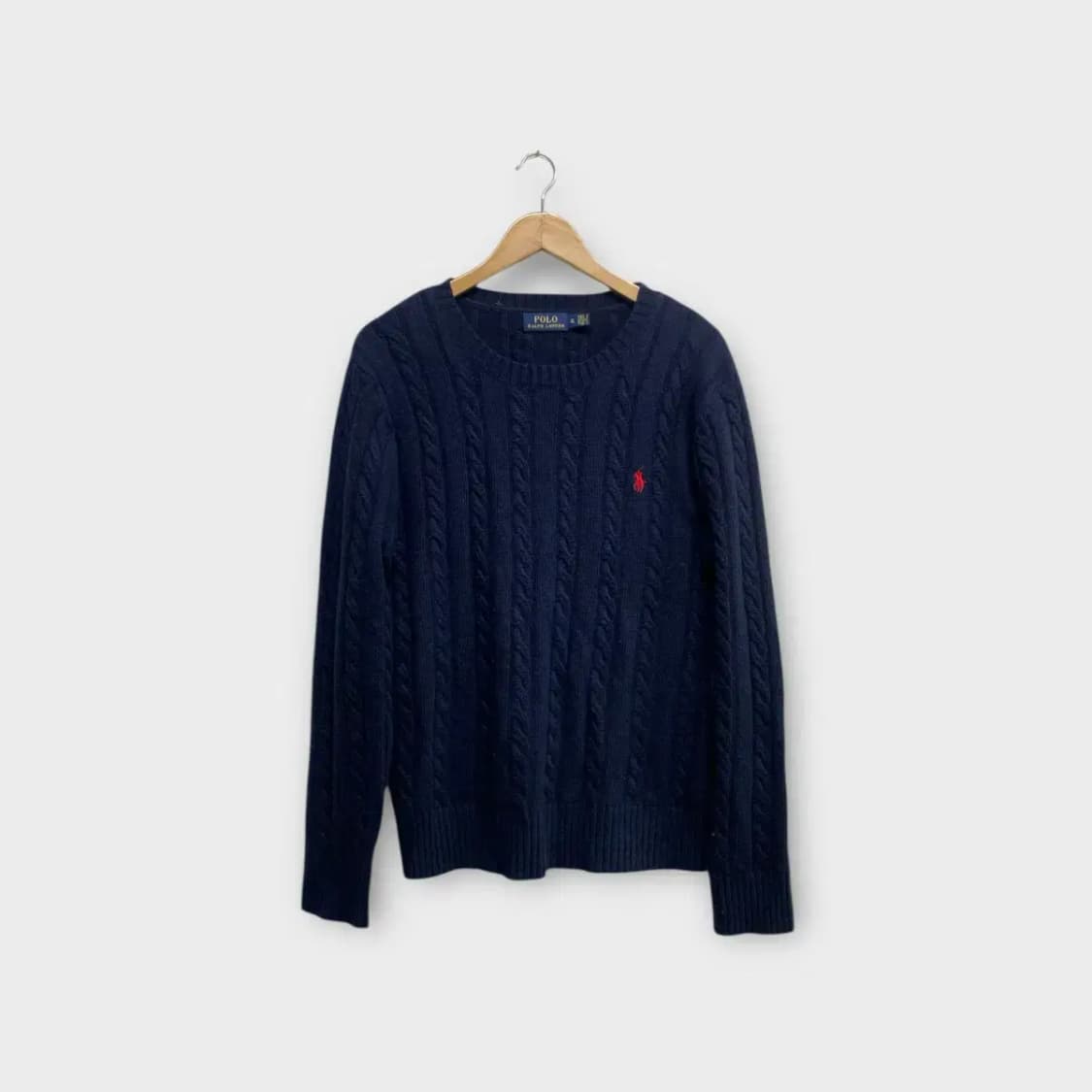 폴로 랄프로렌 케이블 네이비 니트 L 상품이미지1