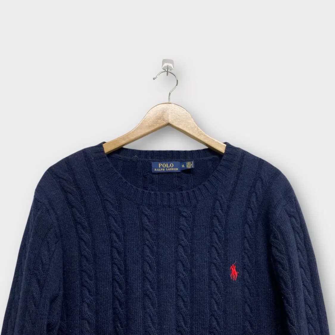 폴로 랄프로렌 케이블 네이비 니트 L 상품이미지2