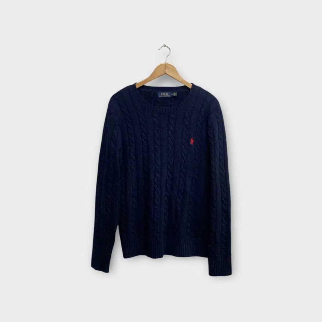 폴로 랄프로렌 케이블 네이비 니트 L 상품이미지3