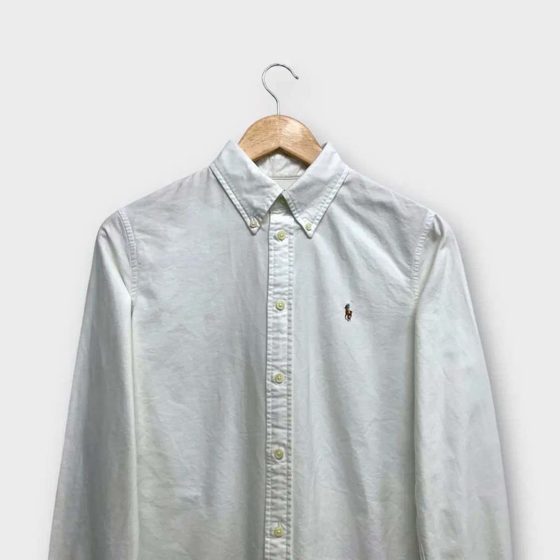 폴로 랄프로렌 옥스포드 화이트셔츠 M 상품이미지2