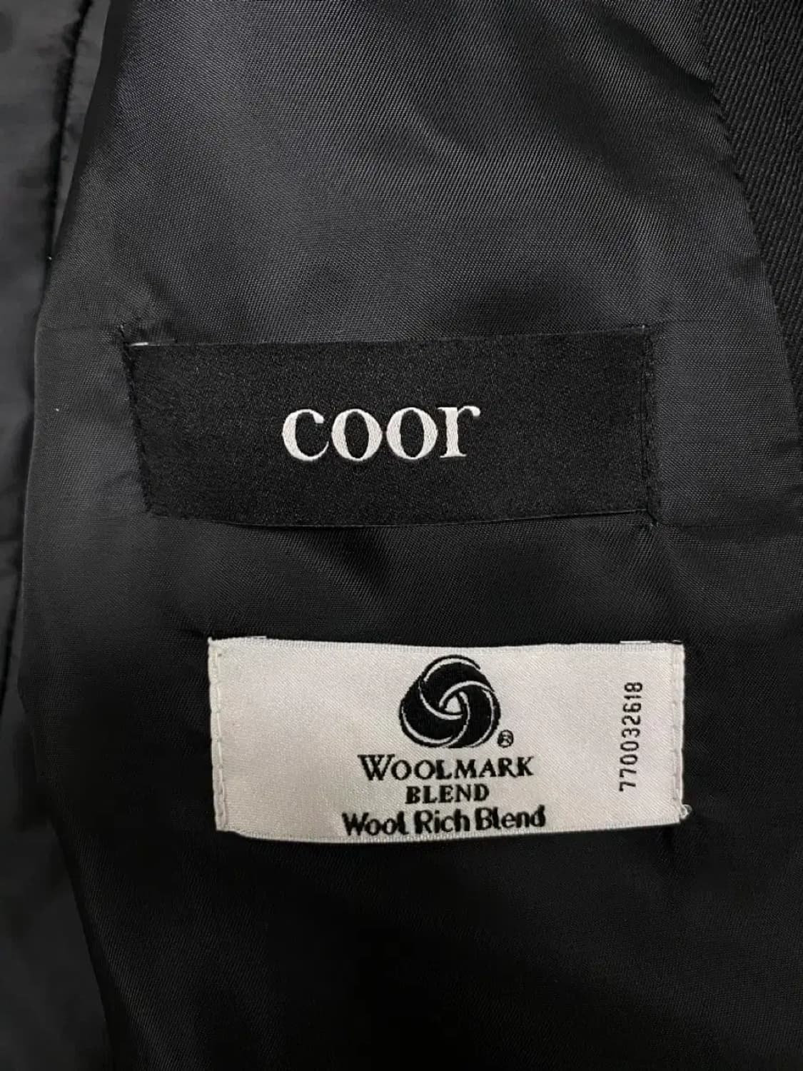 쿠어 coor 블랙 미니멀 자켓 S 상품이미지4