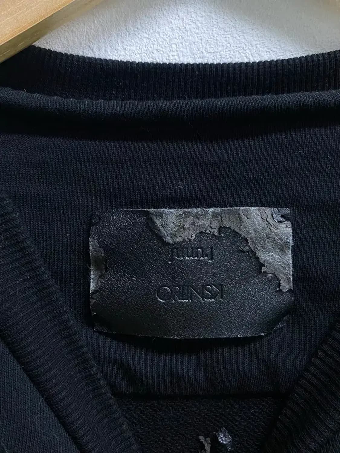 준지 X 올린스키 킹콩 블랙 오버핏 맨투맨 S-XL 상품이미지6