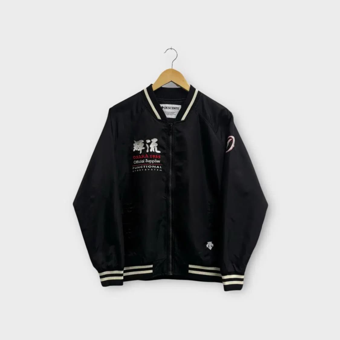 데상트 오사카 빅로고 야구점퍼 바시티 자켓 M 상품이미지1