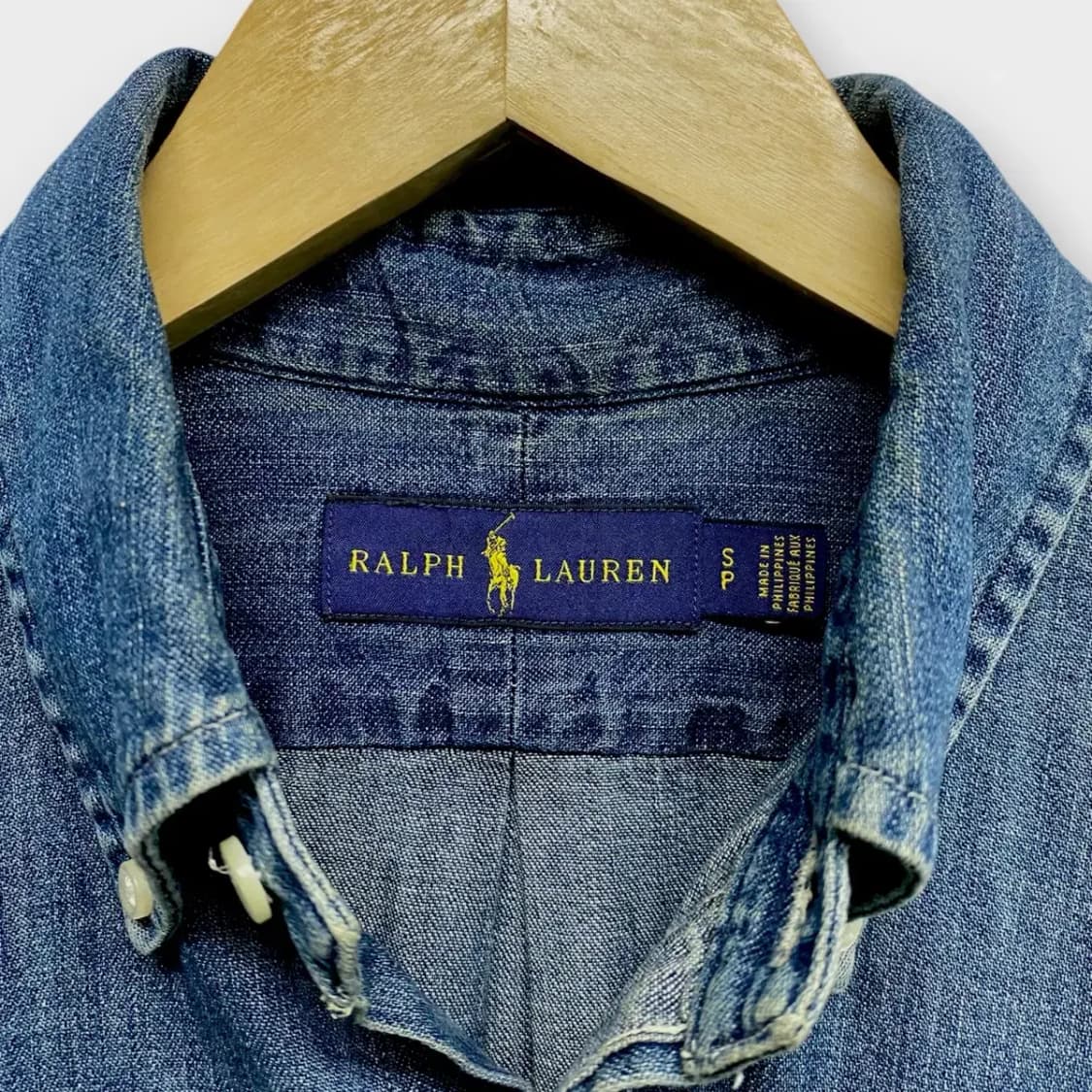 Polo 폴로 랄프로렌 데님 셔츠 S 상품이미지4
