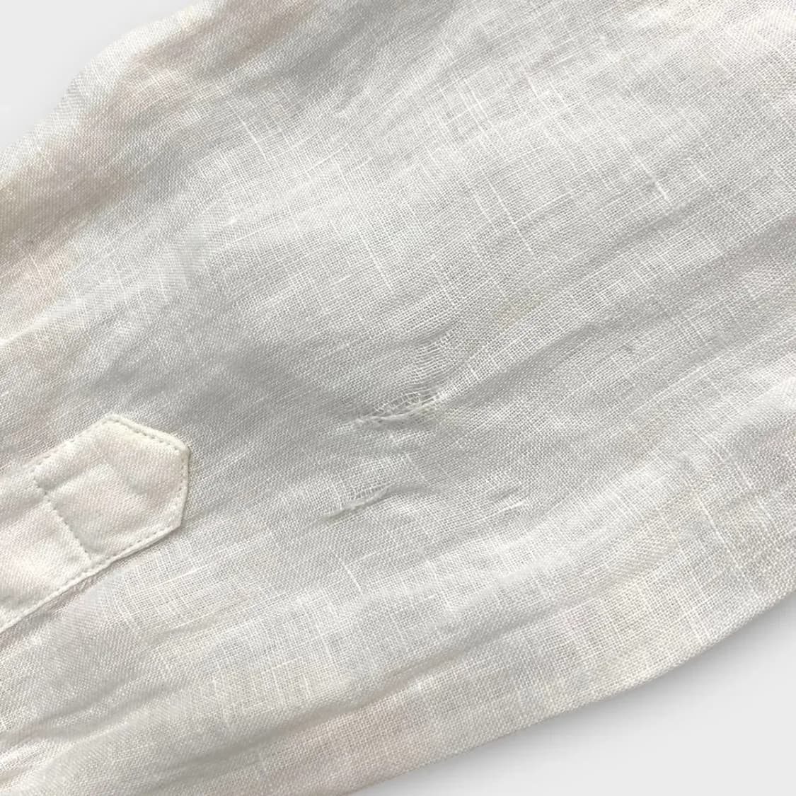 폴로 화이트 린넨셔츠 XL 상품이미지6