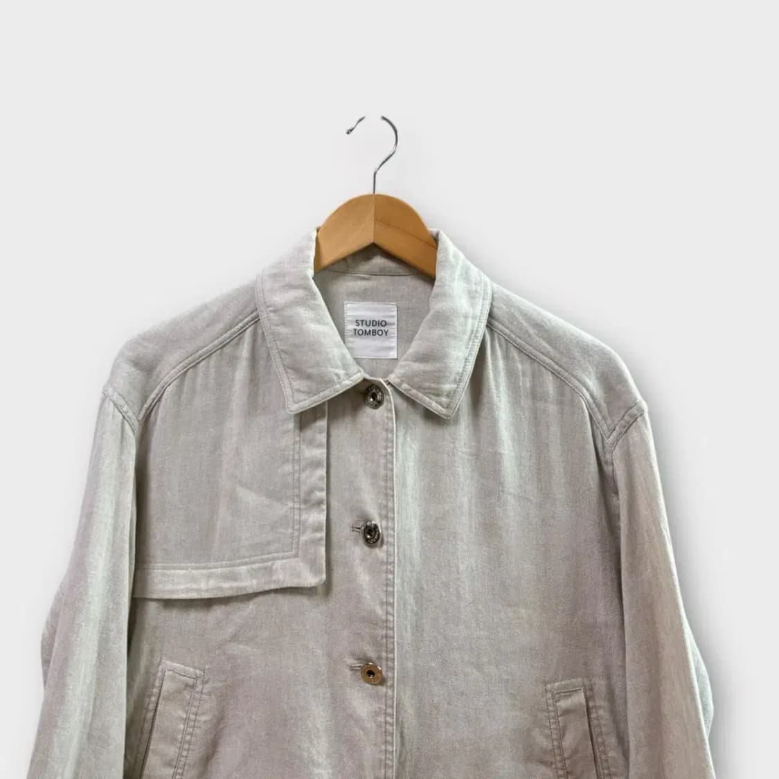 스튜디오 톰보이 면혼방 린넨자켓 F 상품이미지2