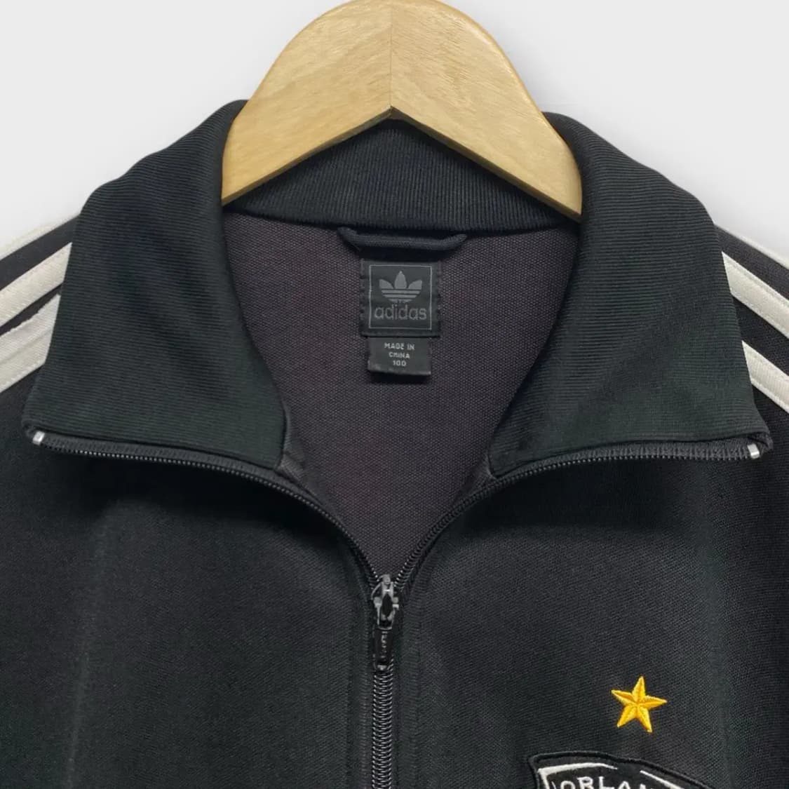 아디다스 올란도 트랙탑 검흰 집업져지100 상품이미지4