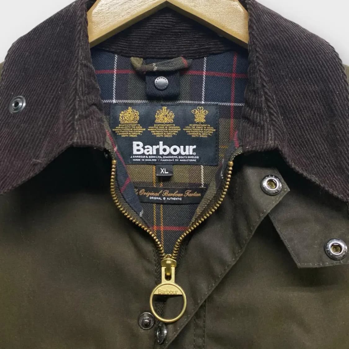 바버 Barbour 왁스 헌팅자켓 XL 상품이미지3