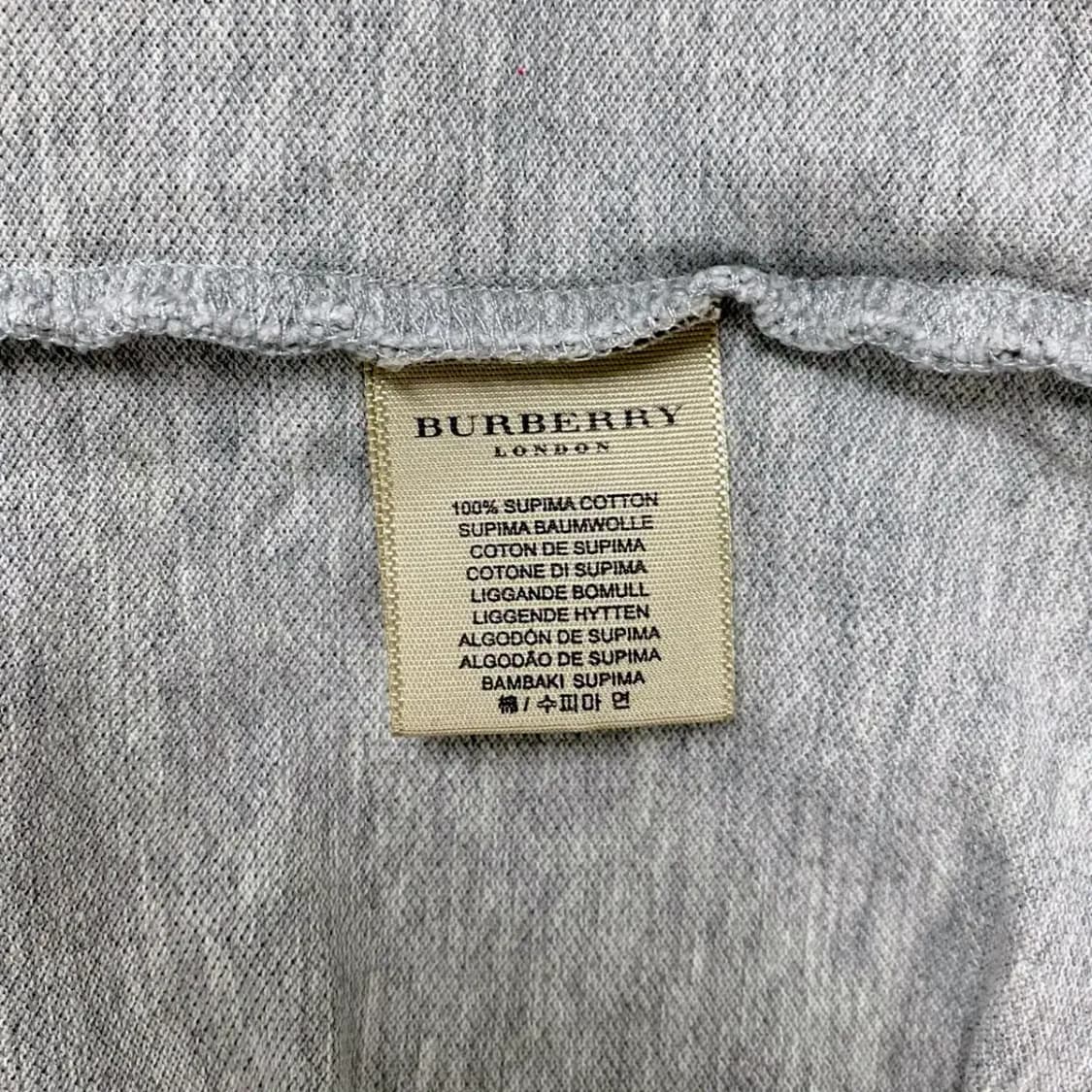 버버리 체크 포인트 카라티 M 상품이미지5