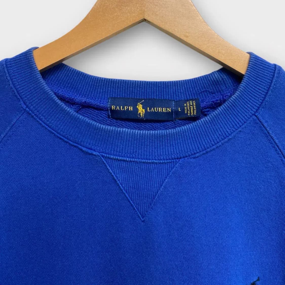 폴로 랄프로렌 블루 맨투맨 L 상품이미지3