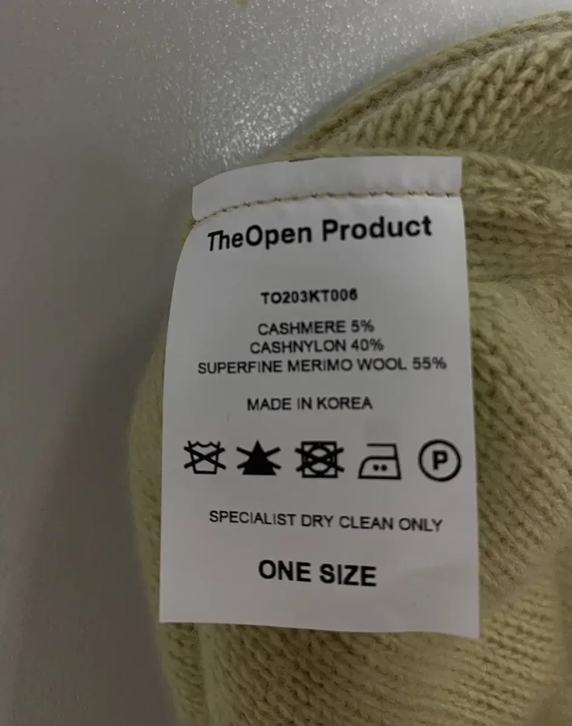 더오픈프로덕트 브이넥 니트 free 상품이미지5
