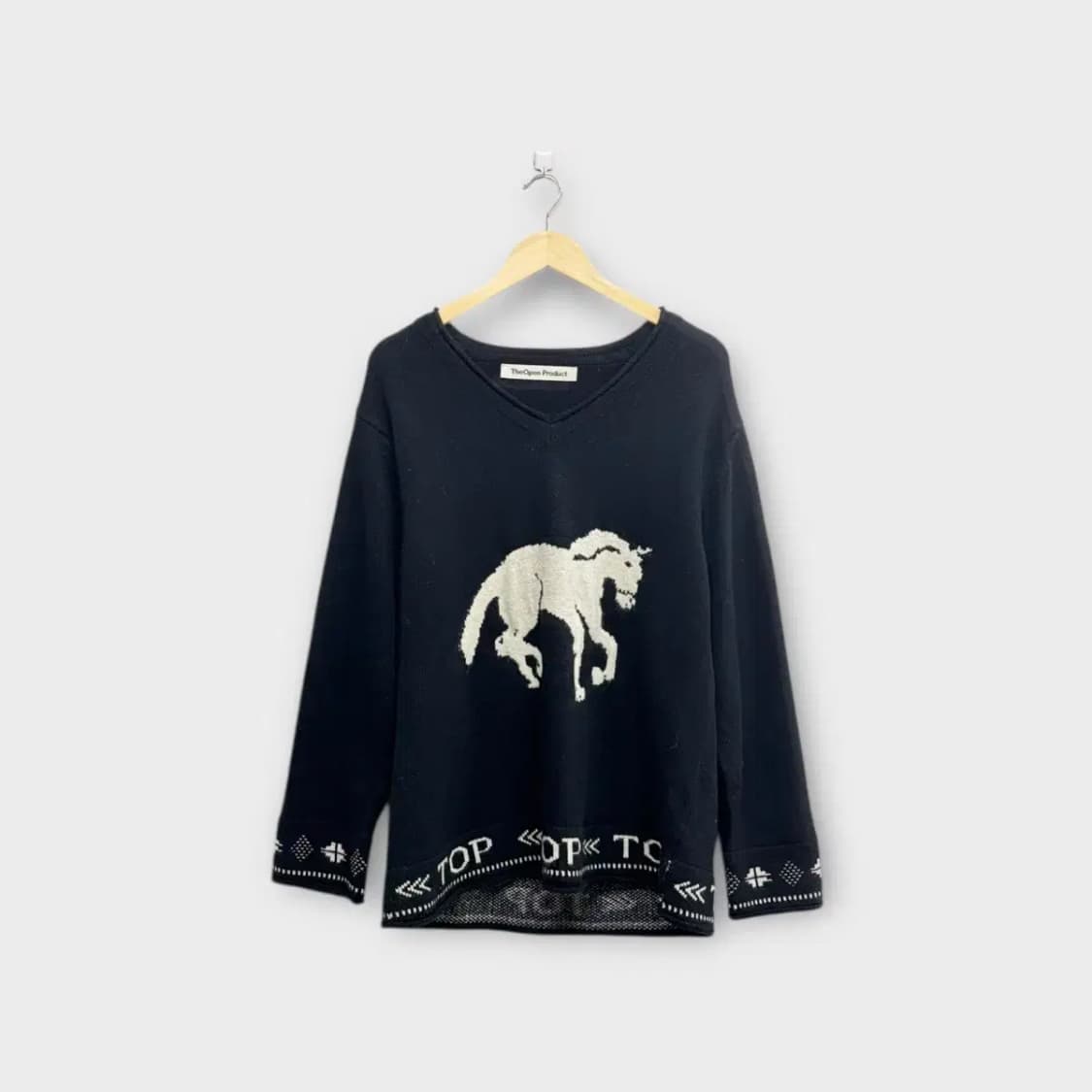 더오픈프로덕트 브이넥 니트 free 상품이미지1