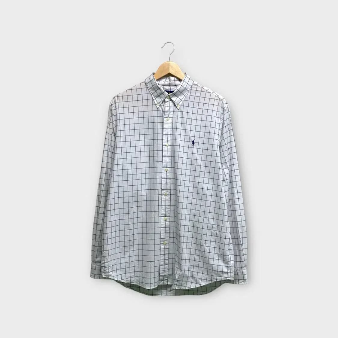 Polo 폴로 랄프로렌 화이트 체크셔츠 L 상품이미지1