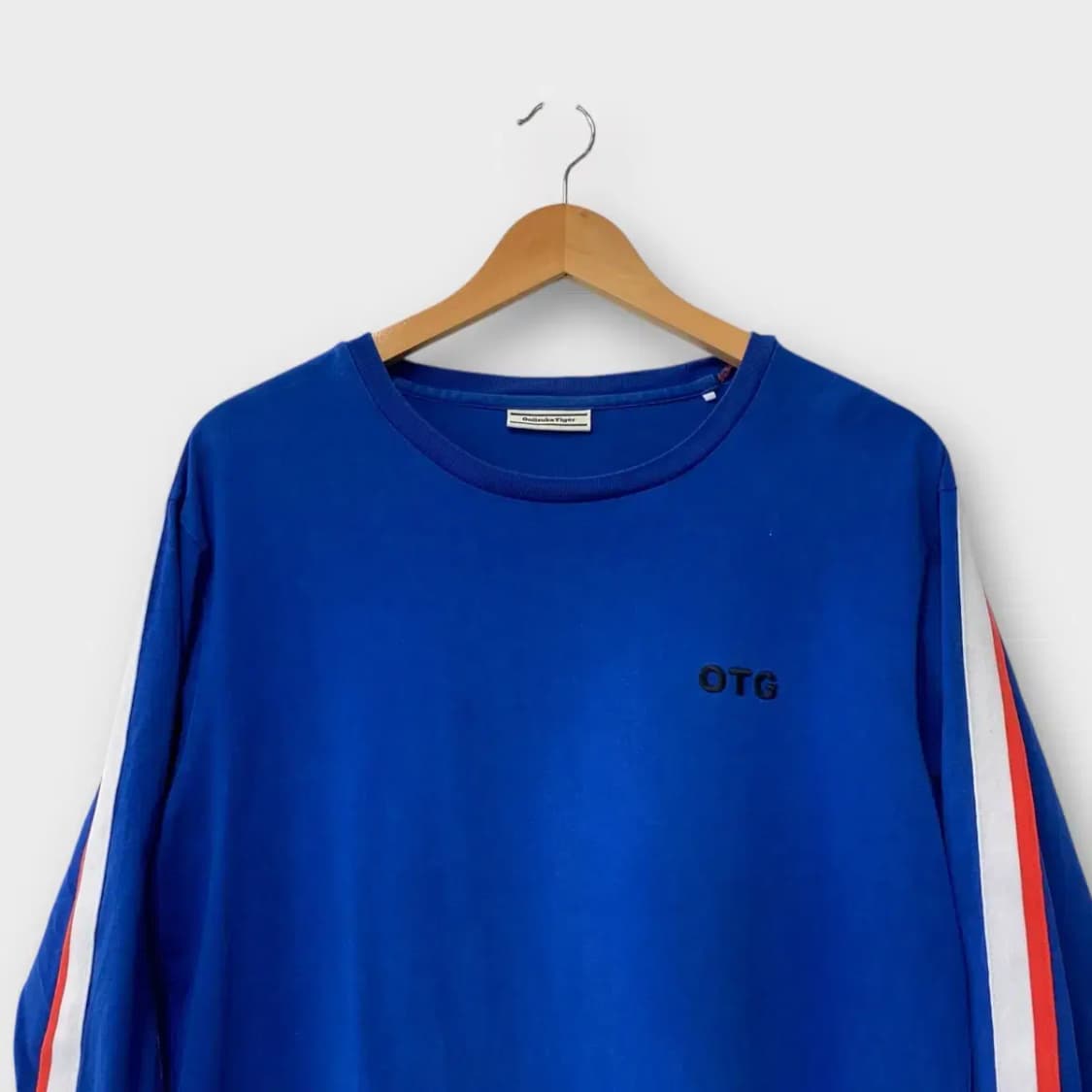 오니츠카타이거 블루 OTG 긴팔 티셔츠 M 상품이미지2