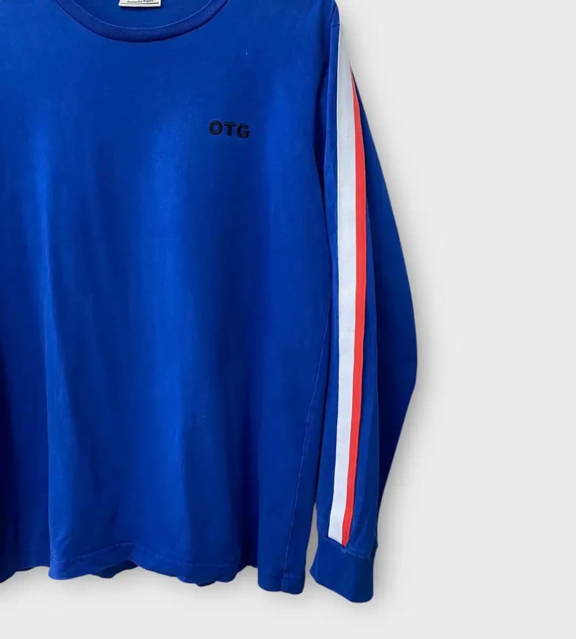 오니츠카타이거 블루 OTG 긴팔 티셔츠 M 상품이미지6