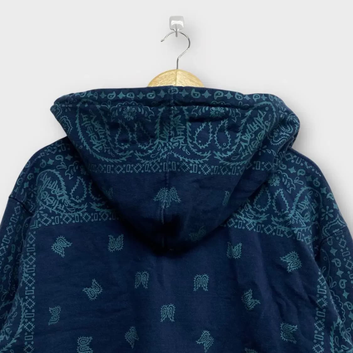 디스이즈네버댓 Bandana Zip Up Sweat Dark Blue 상품이미지2