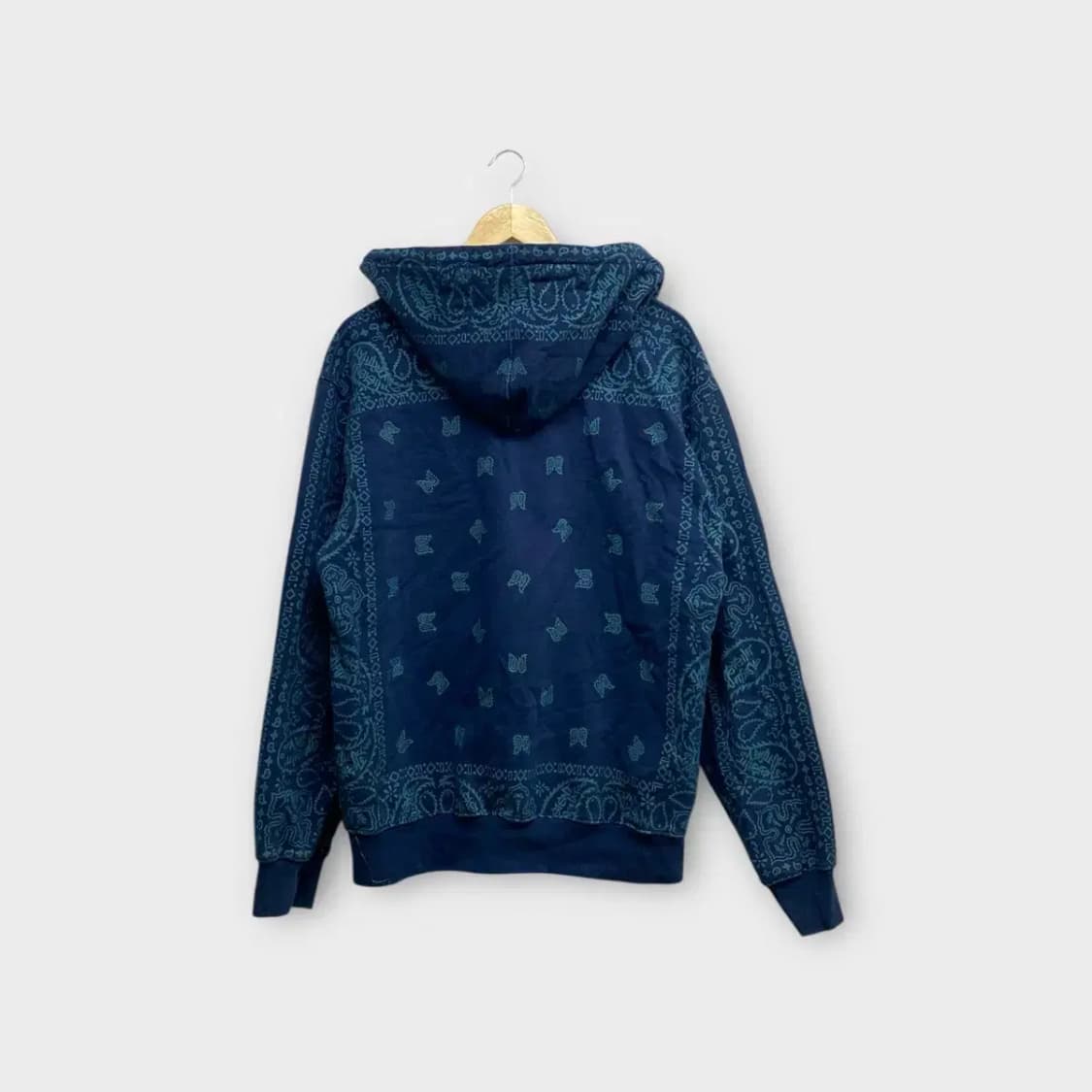 디스이즈네버댓 Bandana Zip Up Sweat Dark Blue 상품이미지6