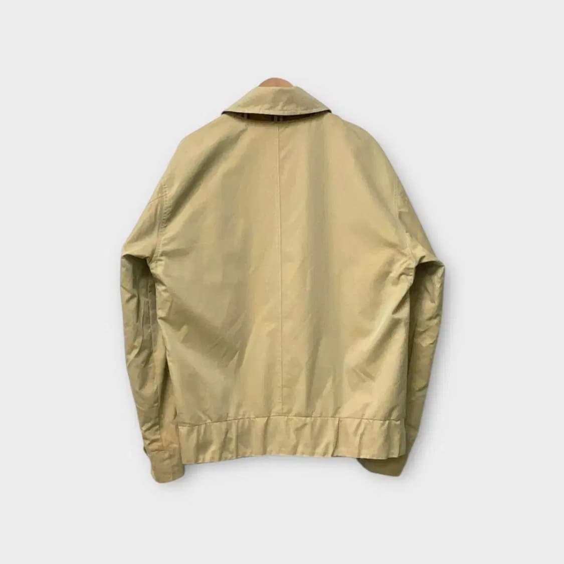 버버리 양면 리버시블 헤링턴 블루종 자켓XL 상품이미지6