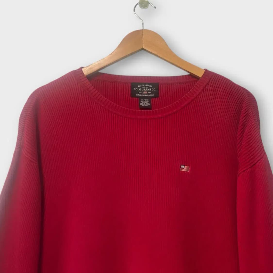 폴로진스 국기 니트 스웨터 XL 상품이미지3