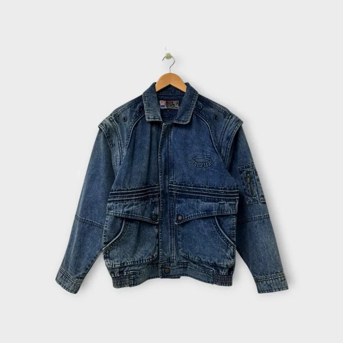 Poi New Mang 유니크 데님자켓 (조끼투웨이 가능) L 상품이미지1