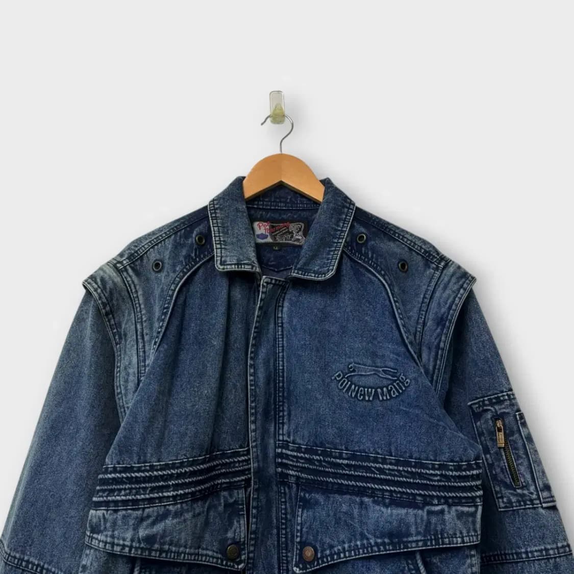 Poi New Mang 유니크 데님자켓 (조끼투웨이 가능) L 상품이미지2