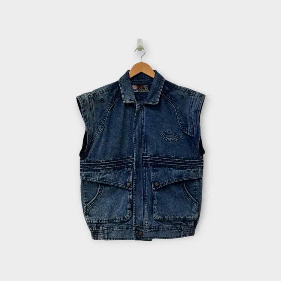 Poi New Mang 유니크 데님자켓 (조끼투웨이 가능) L 상품이미지4