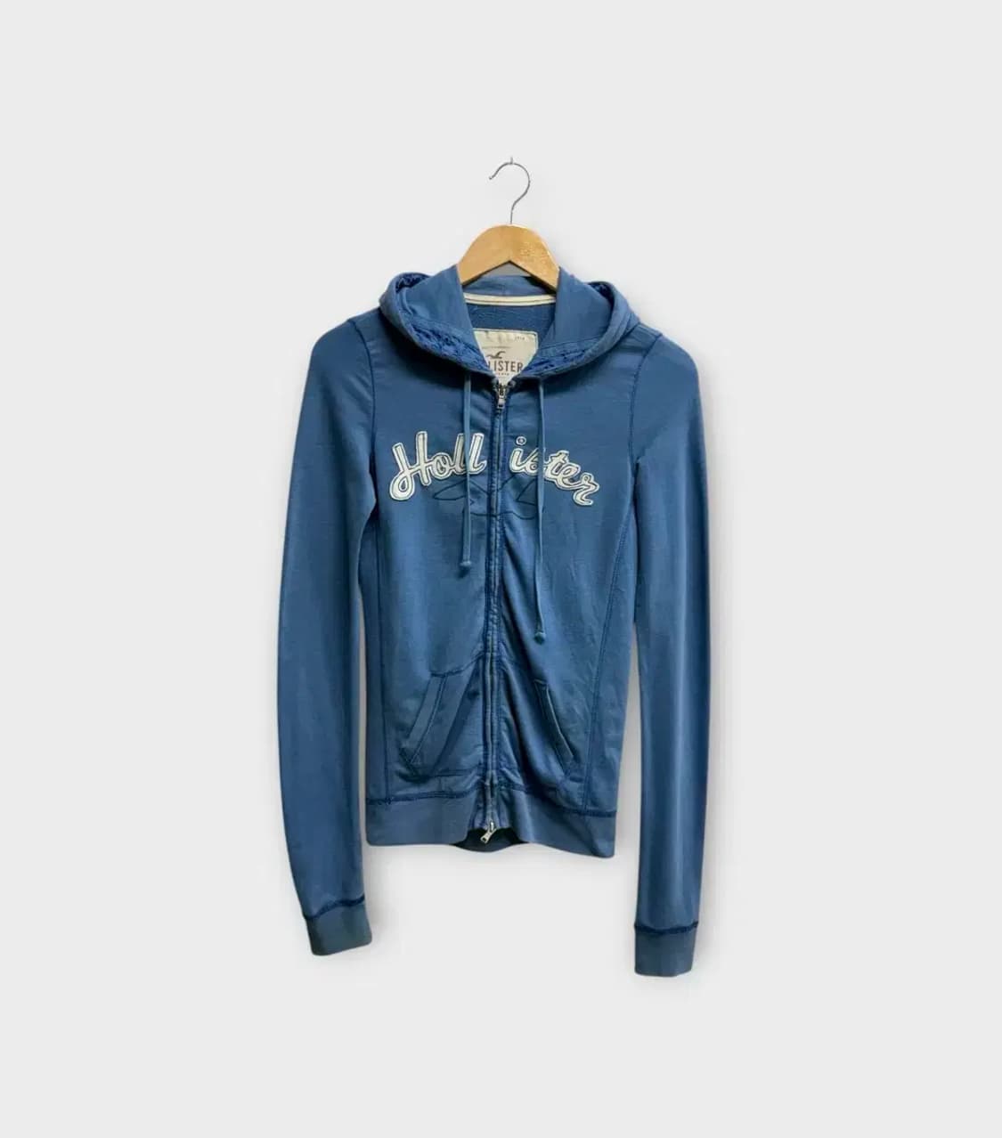 홀리스터 로고 마크 후드 집업 S 상품이미지1