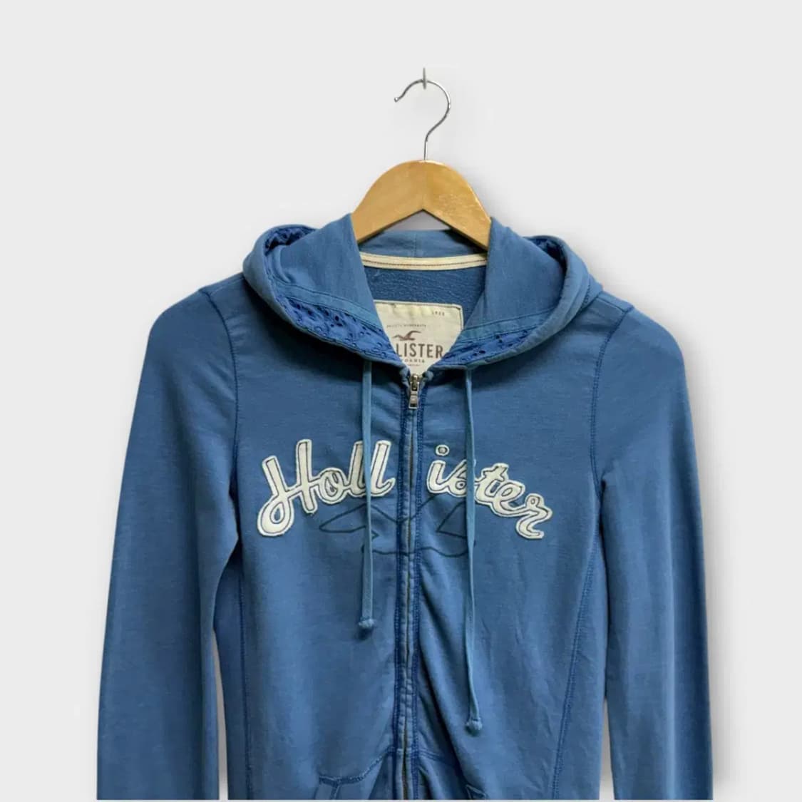 홀리스터 로고 마크 후드 집업 S 상품이미지2