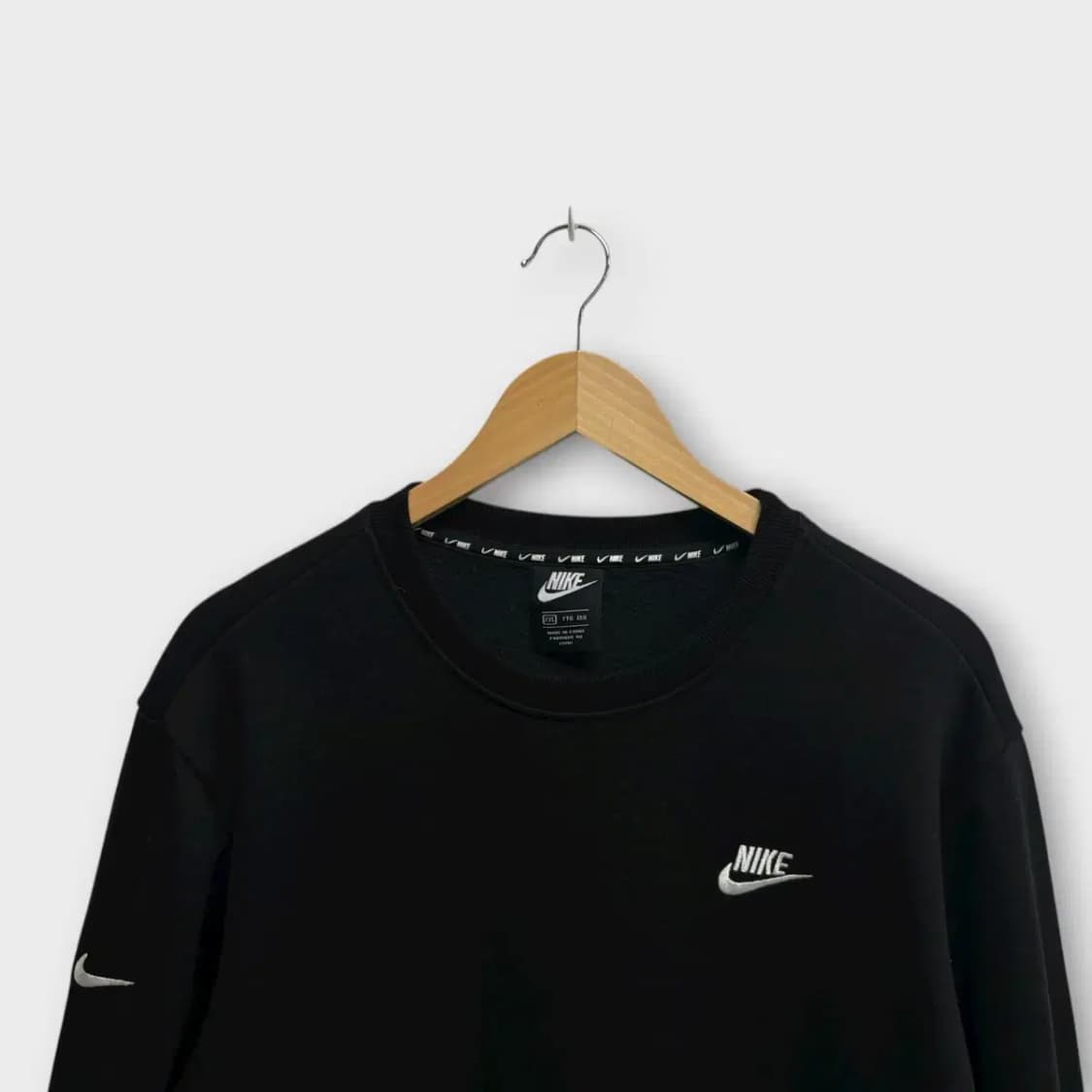 나이키 NIKE 로고 블랙 맨투맨 2XL 상품이미지2