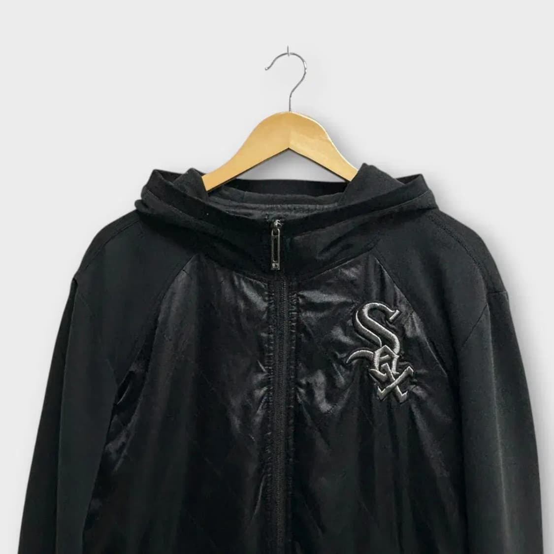 MLB 화이트삭스 유광블랙 후드 점퍼자켓 L 상품이미지2
