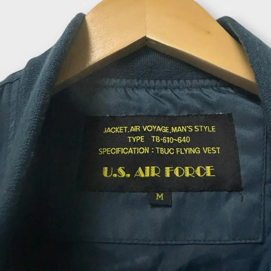 U.S. AIR FORCE 네이비 남성 베스트 조끼 M 상품이미지4