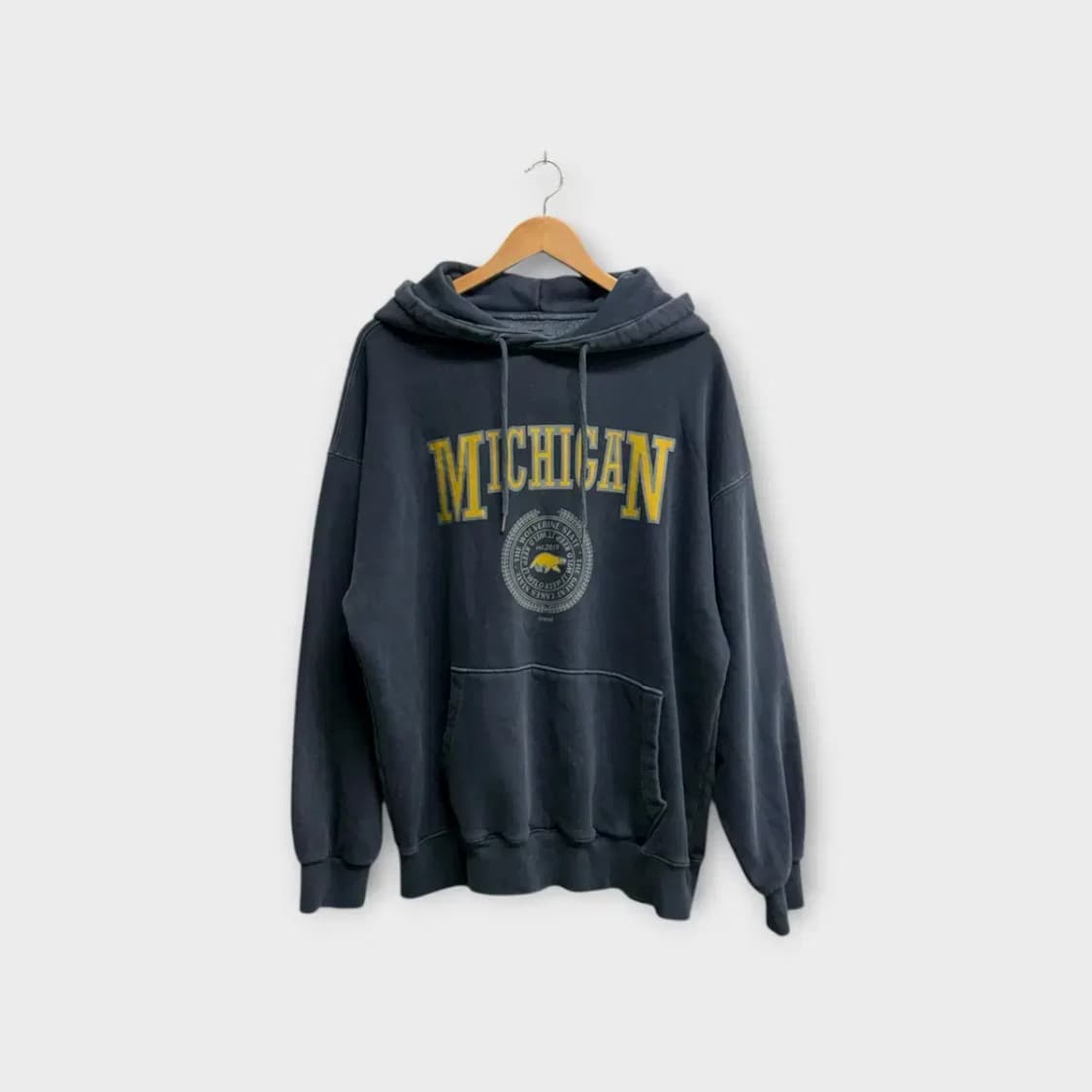 미시간 울버린 피그먼트 후드티 M 상품이미지1