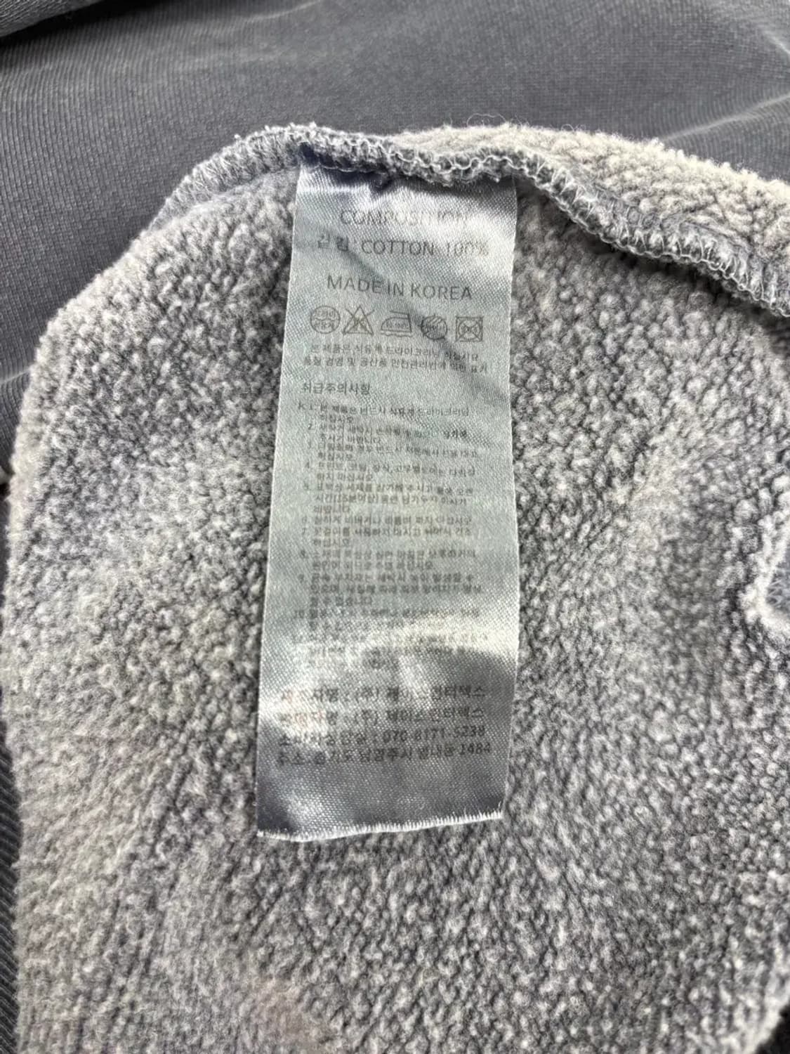 미시간 울버린 피그먼트 후드티 M 상품이미지5