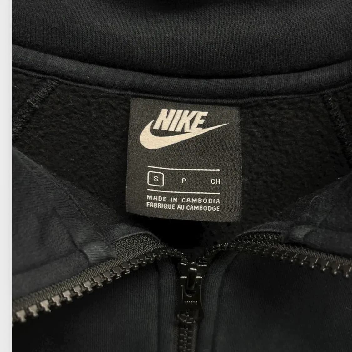 나이키 스우시 반집업 크롭 맨투맨 S 상품이미지5
