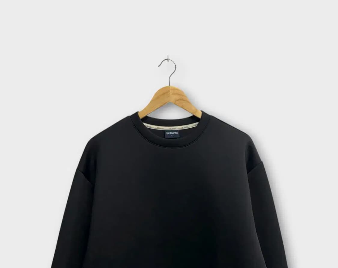 이스트쿤스트(ist kunst) 네오플랜 지퍼 맨투맨 블랙 L 상품이미지2