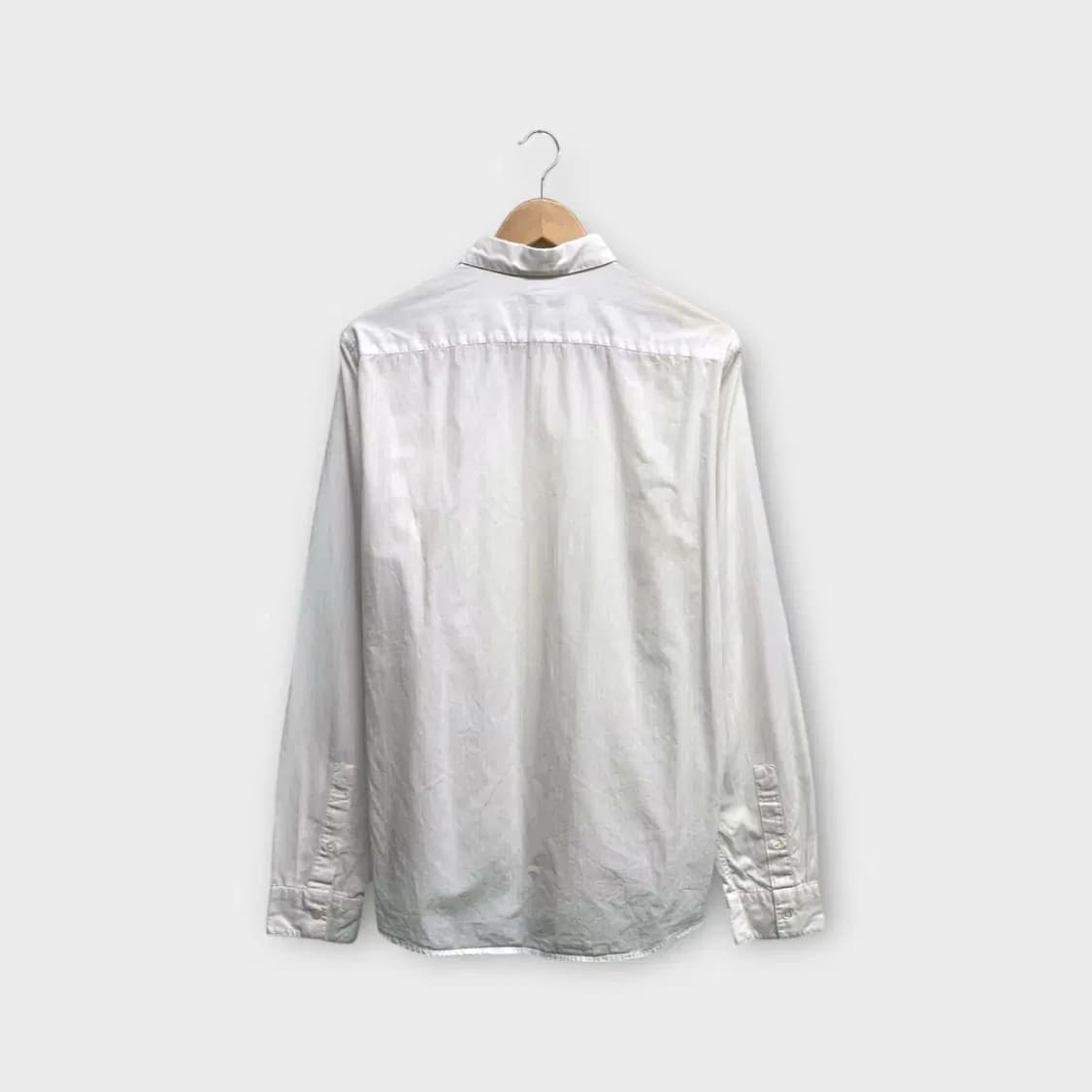 버버리 심플 화이트 셔츠 M 상품이미지3