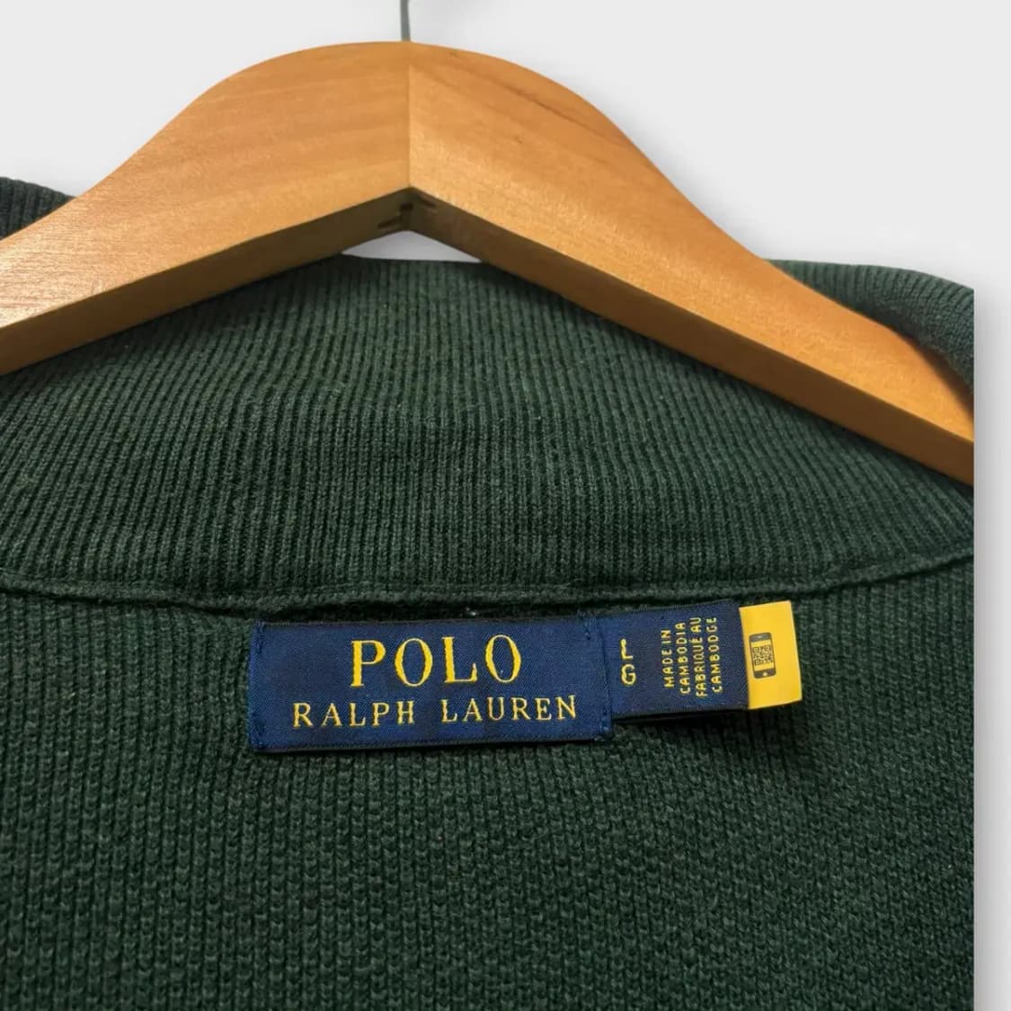 폴로랄프로렌 니트 반집업 L 상품이미지4