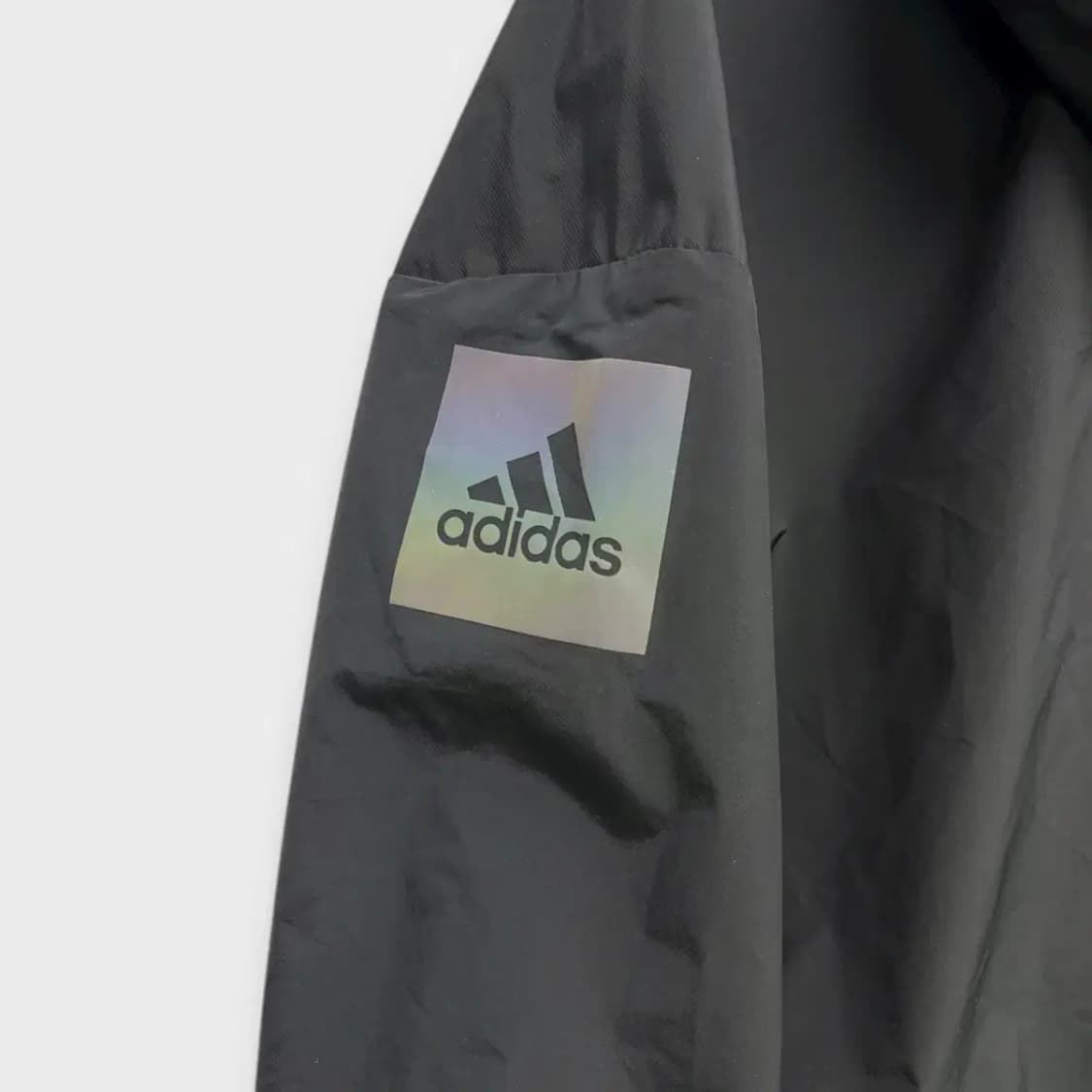 아디다스 블랙 후드 롱 바람막이 2XL 상품이미지3