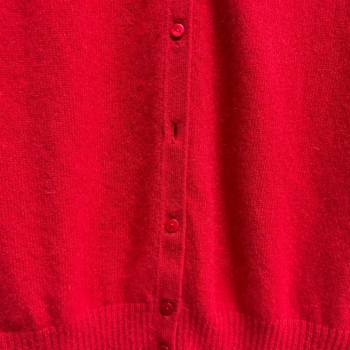 Sutton Cashmere 캐시미어 가디건 레드 상품이미지5