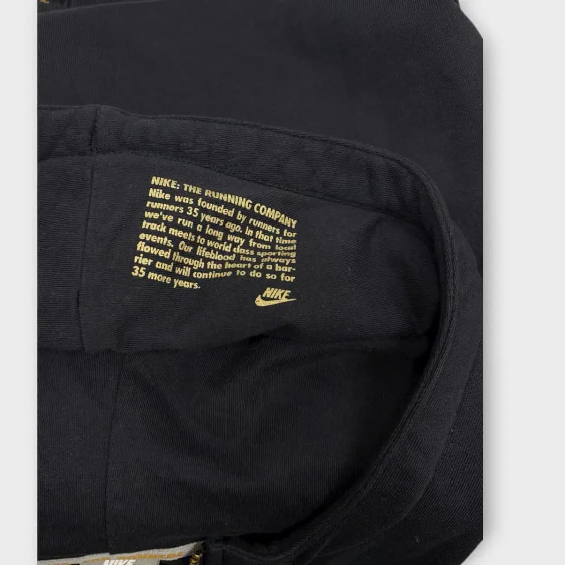 나이키 골드로고 롱후드 집업 S 상품이미지8