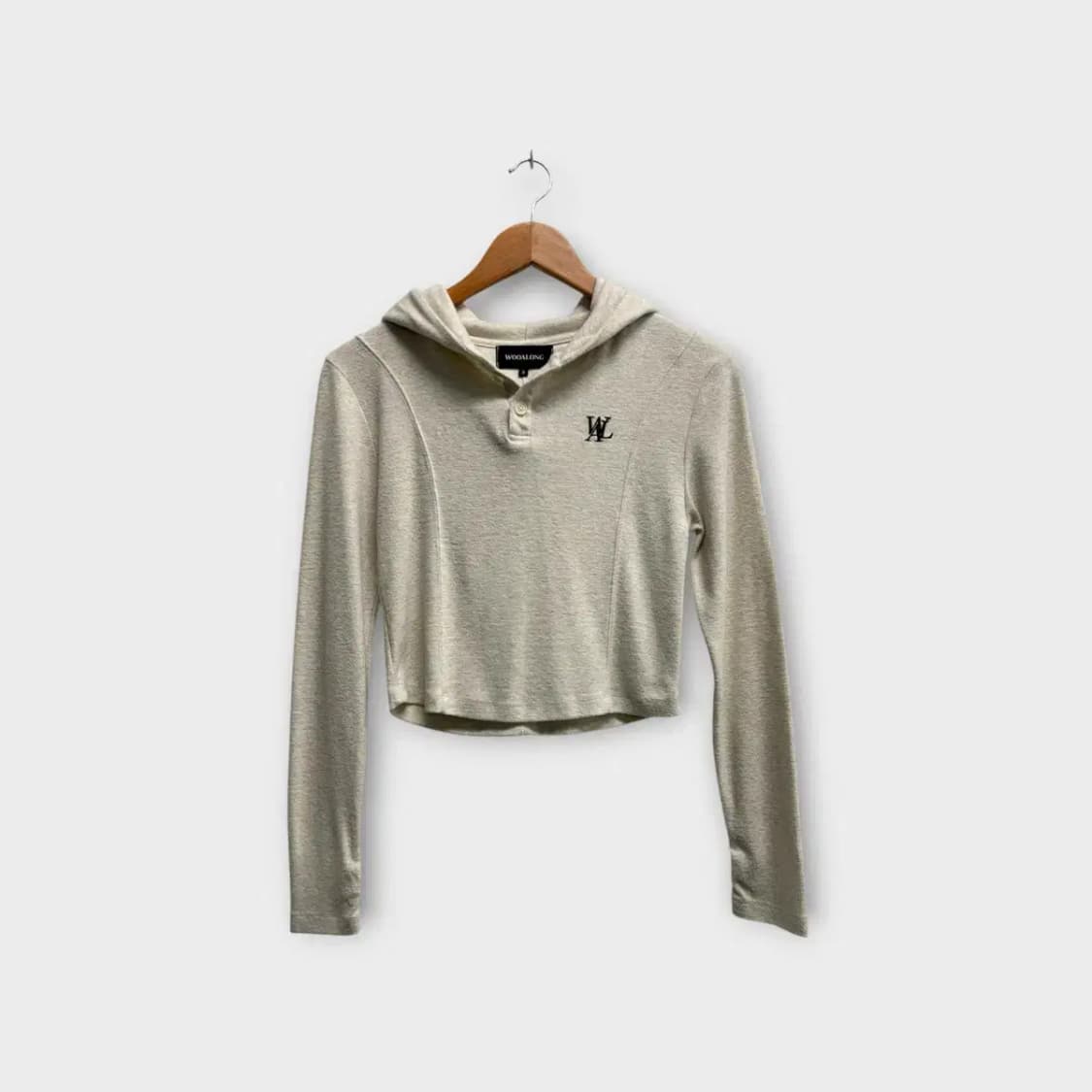 우알롱 Signature 크롭 후드티 S 상품이미지2