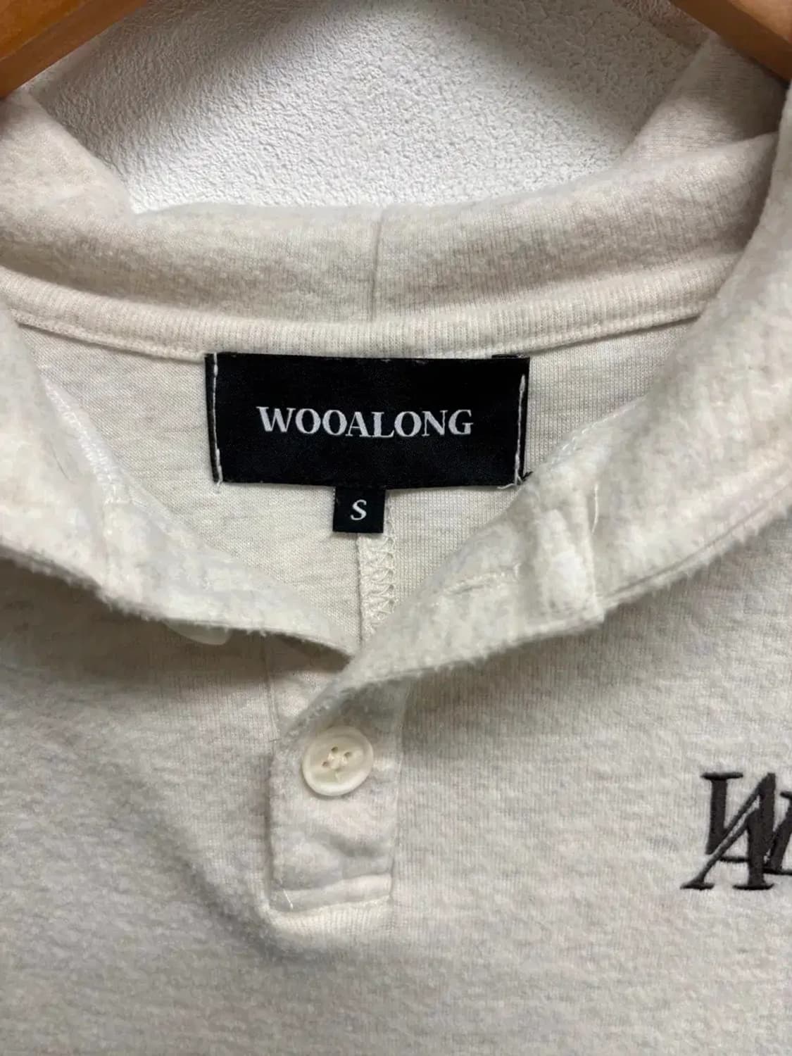 우알롱 Signature 크롭 후드티 S 상품이미지5