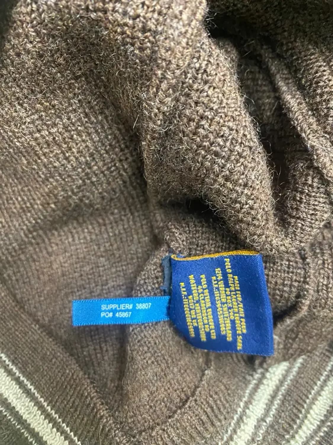 폴로랄프로렌 RUGBY 울 바시티 자켓 S 상품이미지5