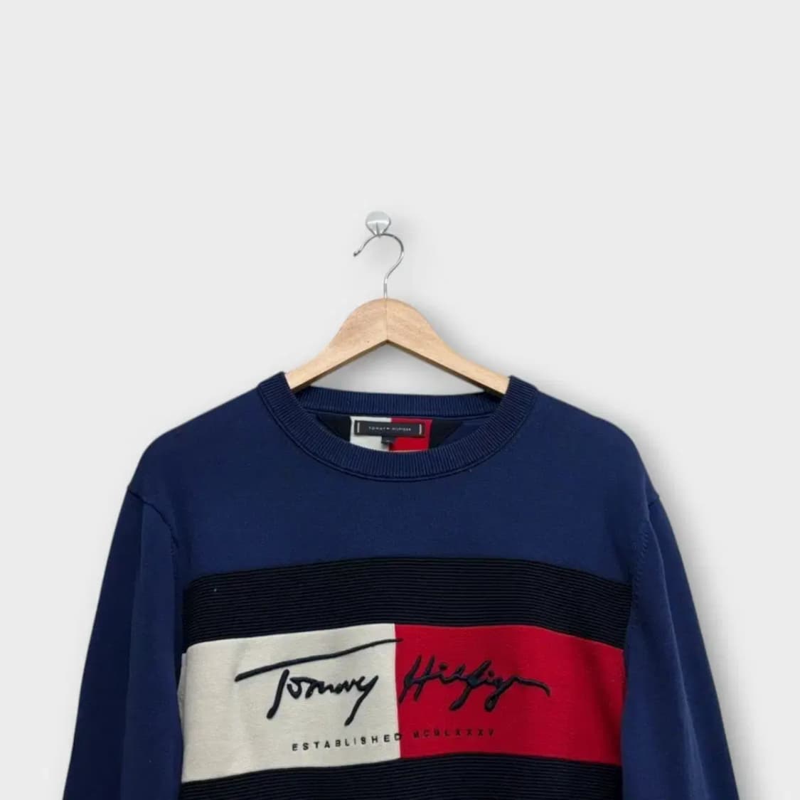 타미힐피거 플러그 코튼 스웨터 M 상품이미지3