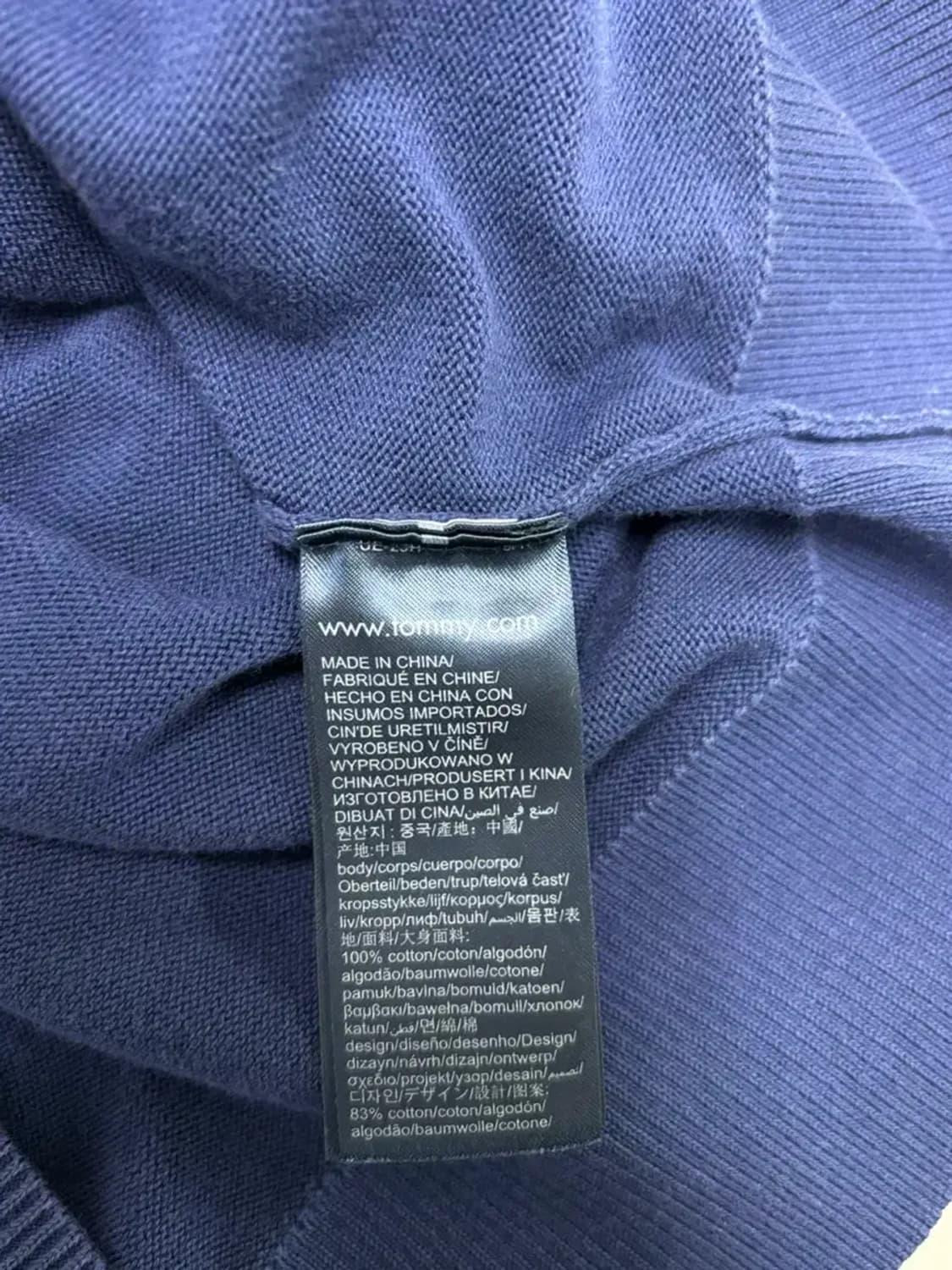 타미힐피거 플러그 코튼 스웨터 M 상품이미지6