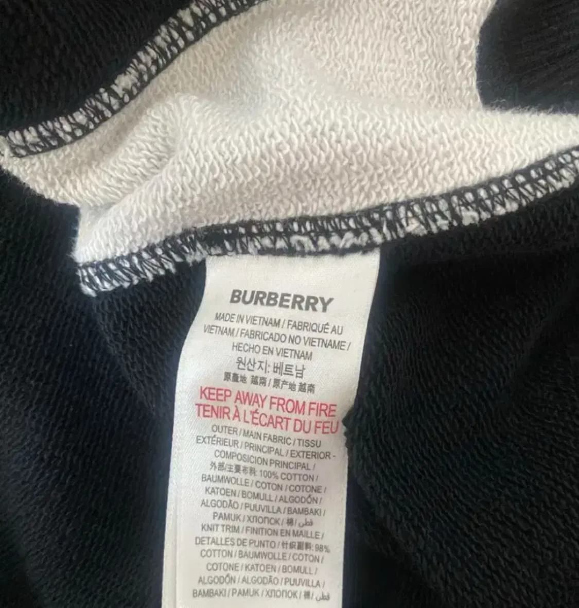 버버리 Burberry 사이드 체크 후드티&팬츠 셋업세트 XL 상품이미지10