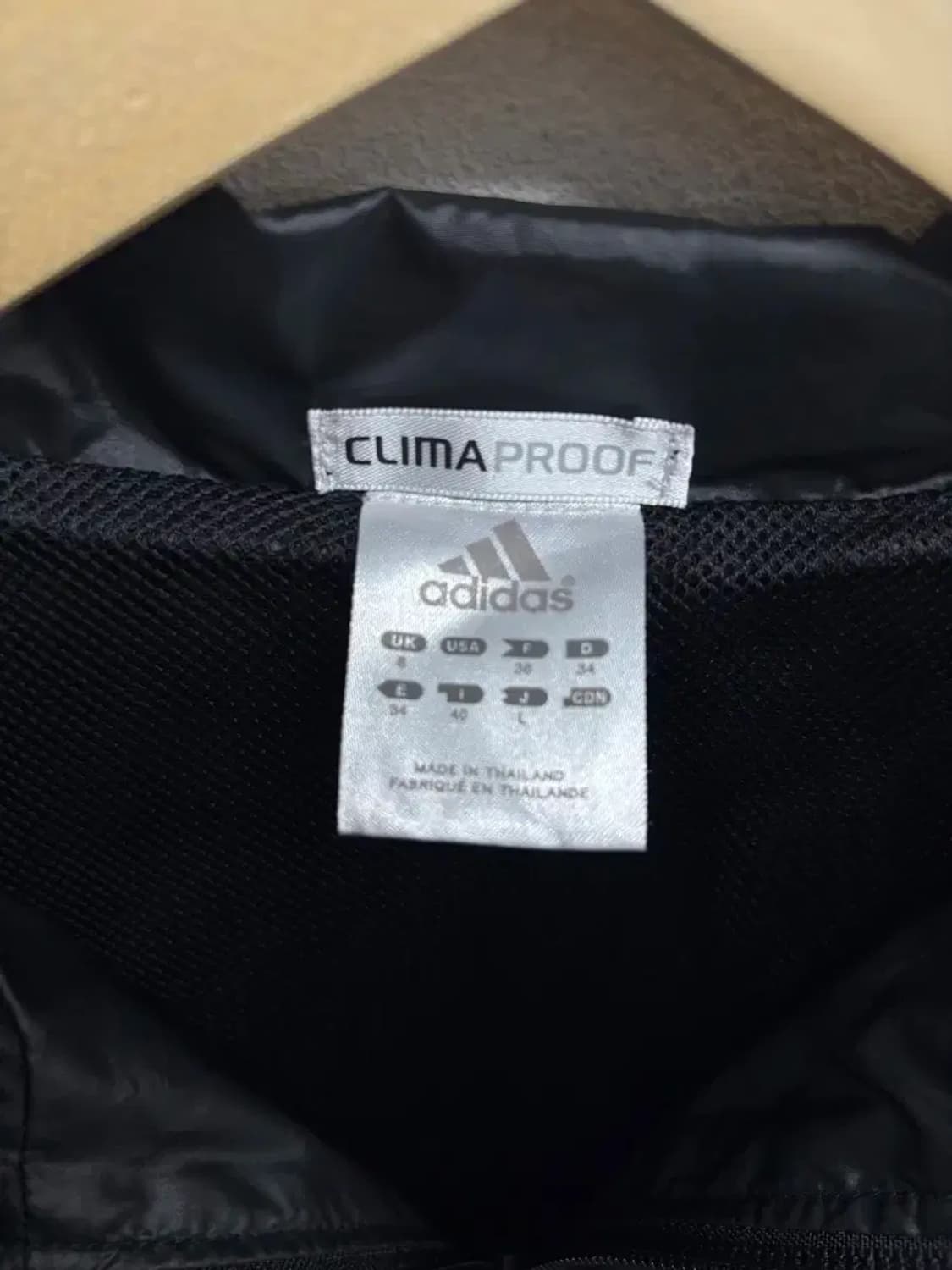 아디다스 검골드 져지 바람막이 L 상품이미지7