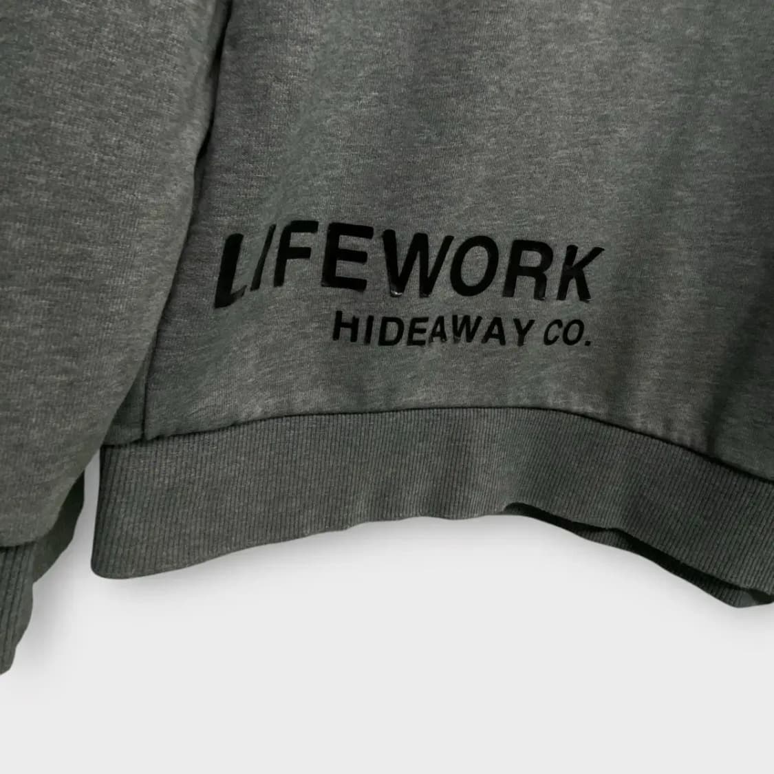 라이프워크 라독 그레이 맨투맨 L 상품이미지5