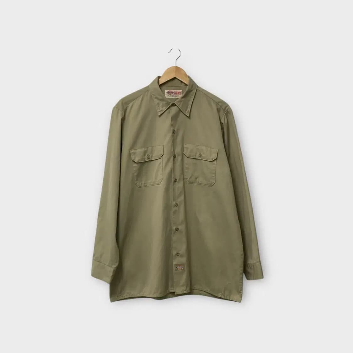 디키즈 베이지 워크셔츠 L-XL 상품이미지1