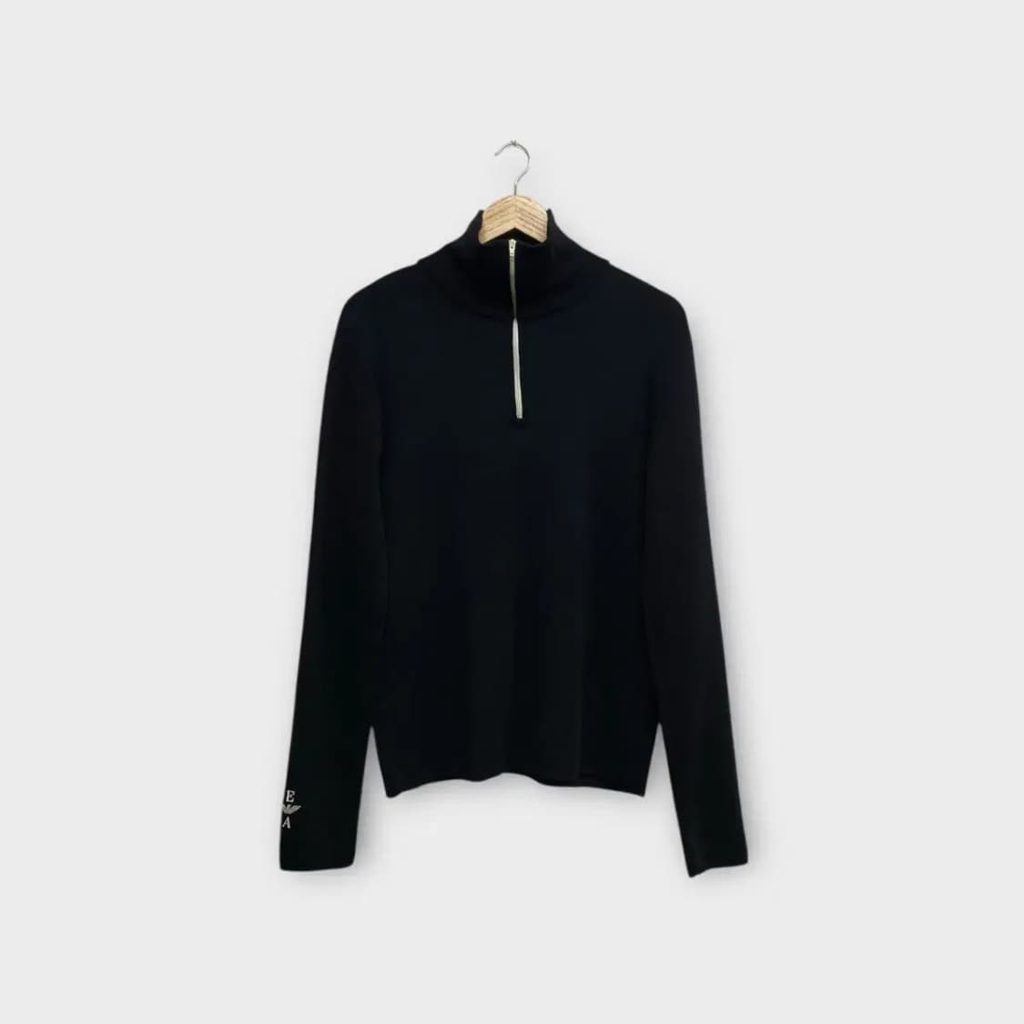 알마니 하프 집업 스웨터 M 상품이미지1